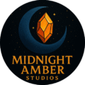 midnight amber studios logo