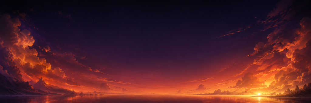 orange sky